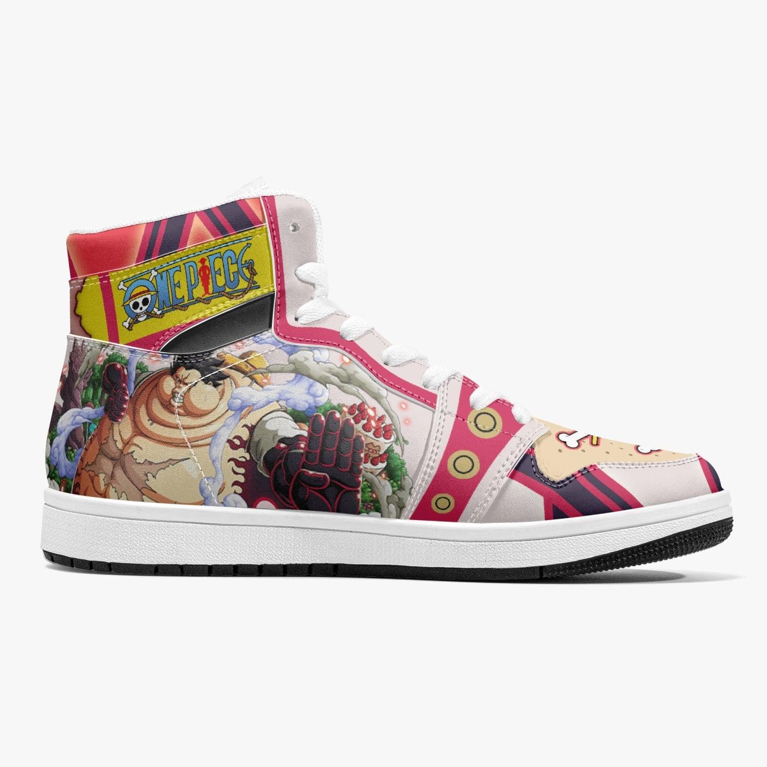 Monkey D. Luffy Gear 4th Tank Man One Piece Mid 1 Basketball Shoes