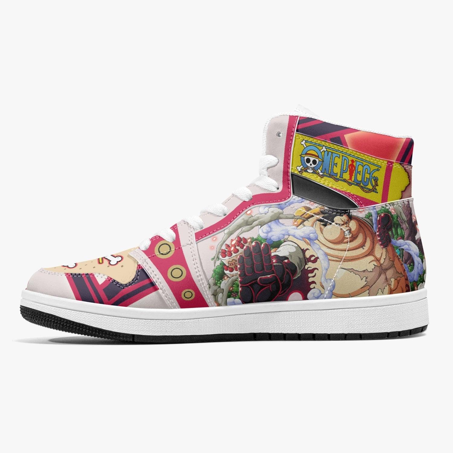 Monkey D. Luffy Gear 4th Tank Man One Piece Mid 1 Basketball Shoes