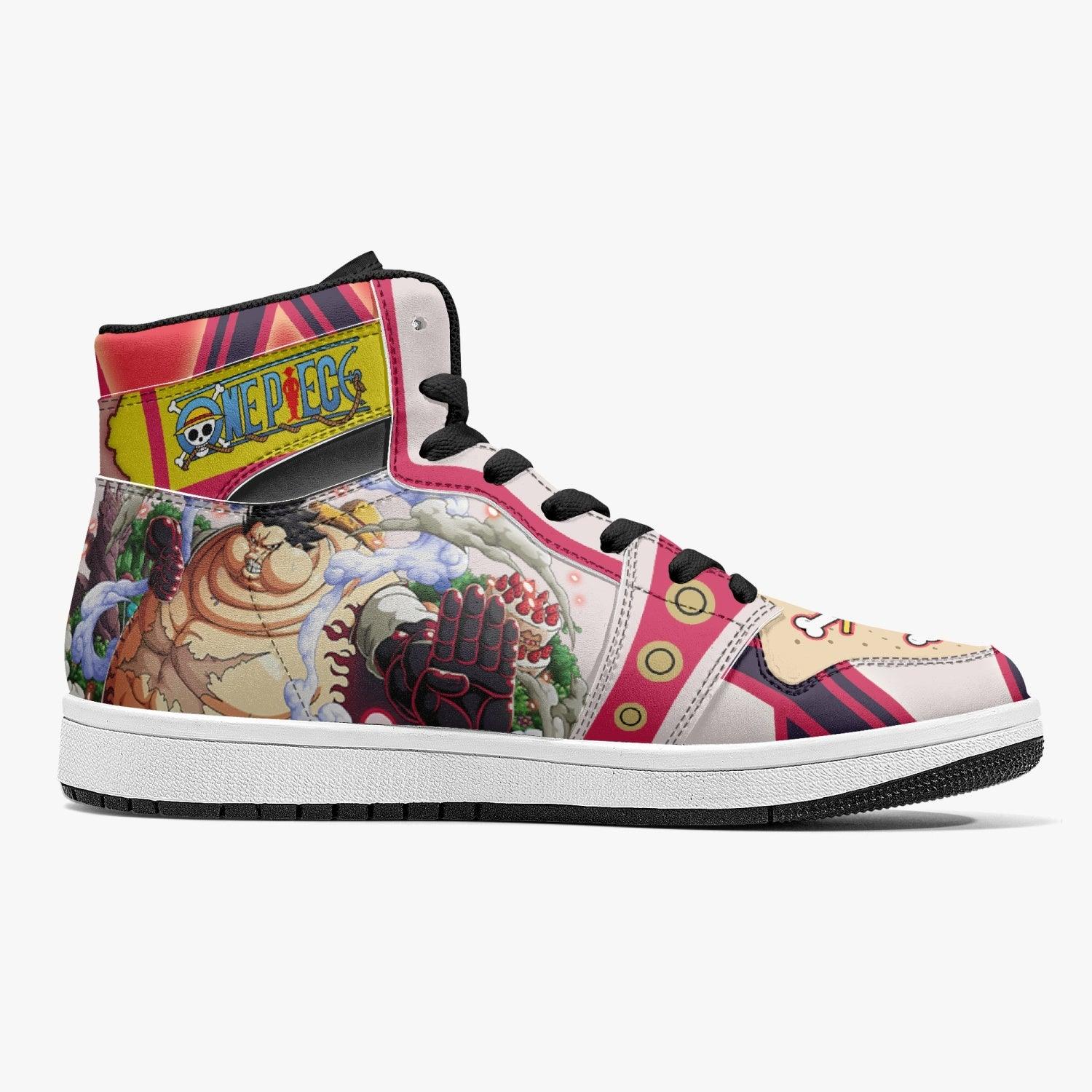 Monkey D. Luffy Gear 4th Tank Man One Piece Mid 1 Basketball Shoes