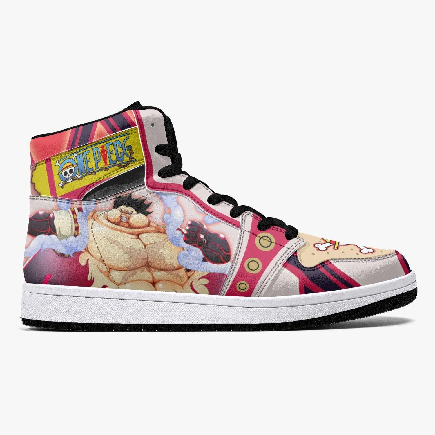 Monkey D. Luffy Gear 4th Tank Man One Piece Mid 1 Basketball Shoes