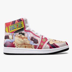 Monkey D. Luffy Gear 4th Tank Man One Piece Mid 1 Basketball Shoes