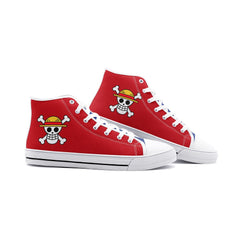 Monkey D. Luffy One Piece Classic High Top Canvas Shoes