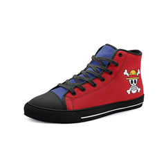 Monkey D. Luffy One Piece Classic High Top Canvas Shoes