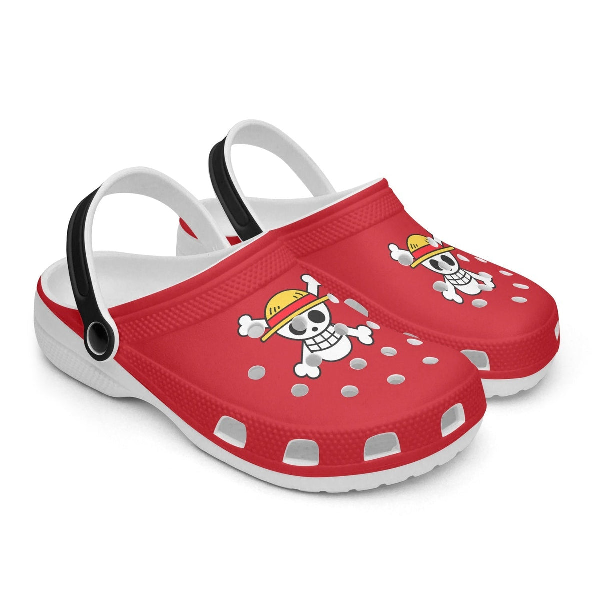 Monkey D. Luffy One Piece Custom Clogs for Kids