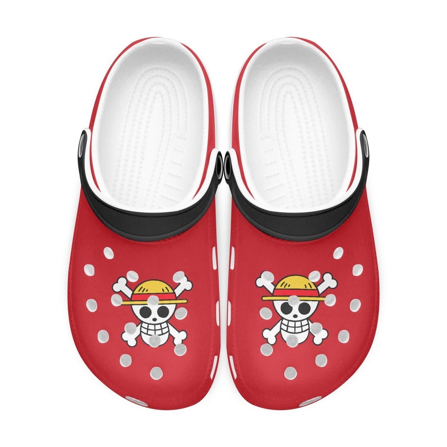 Monkey D. Luffy One Piece Custom Clogs