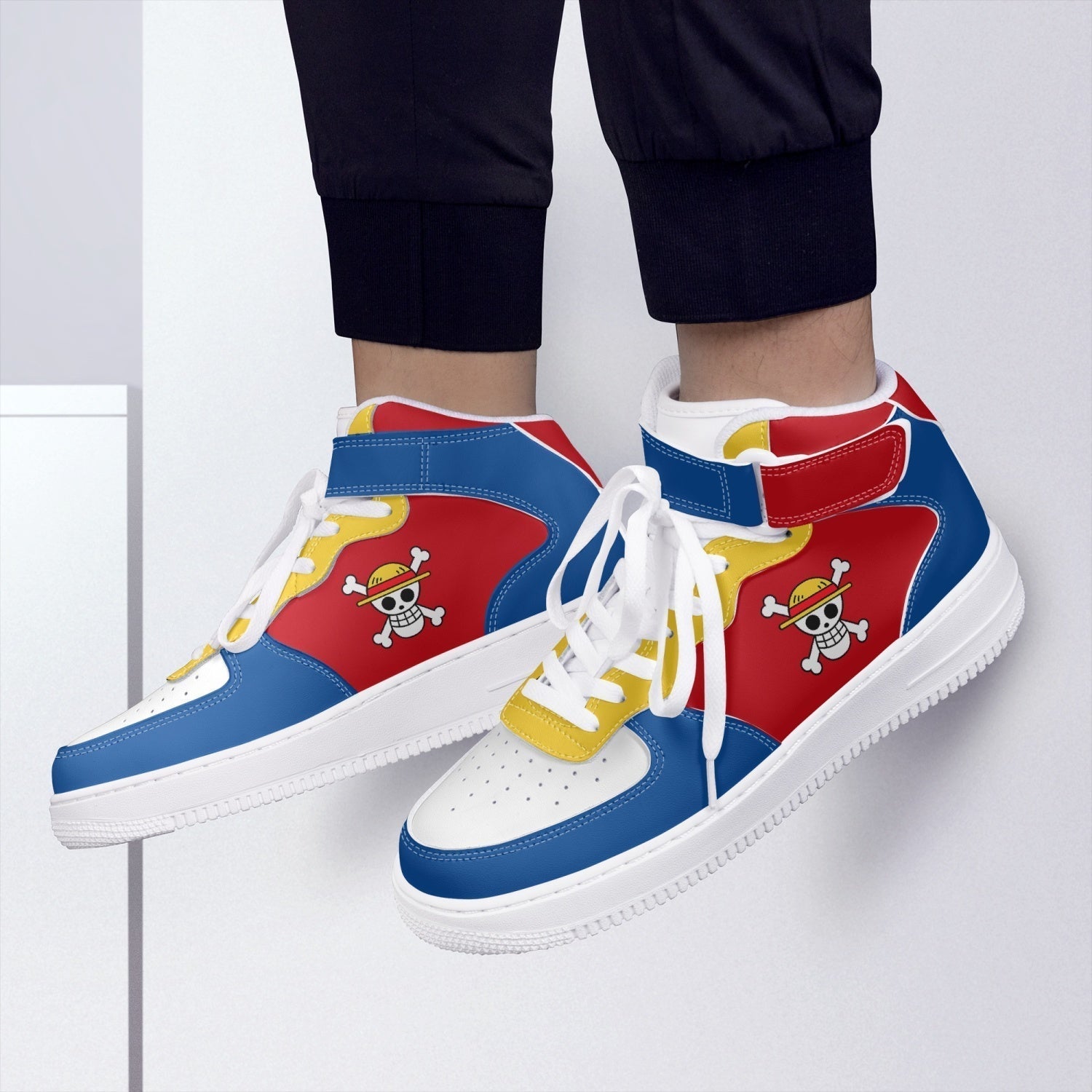 Monkey D. Luffy One Piece Force 1 High Shoes