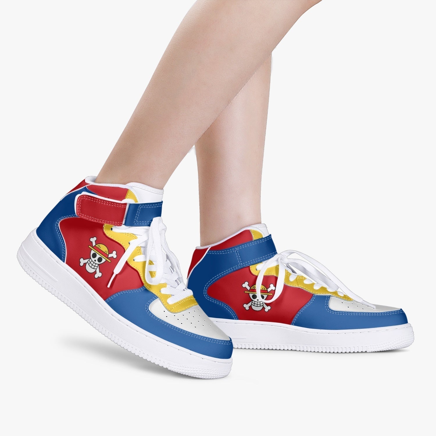 Monkey D. Luffy One Piece Force 1 High Shoes