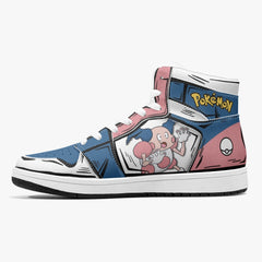 Mr. Mime Pokemon Mid 1 Basketball Shoes