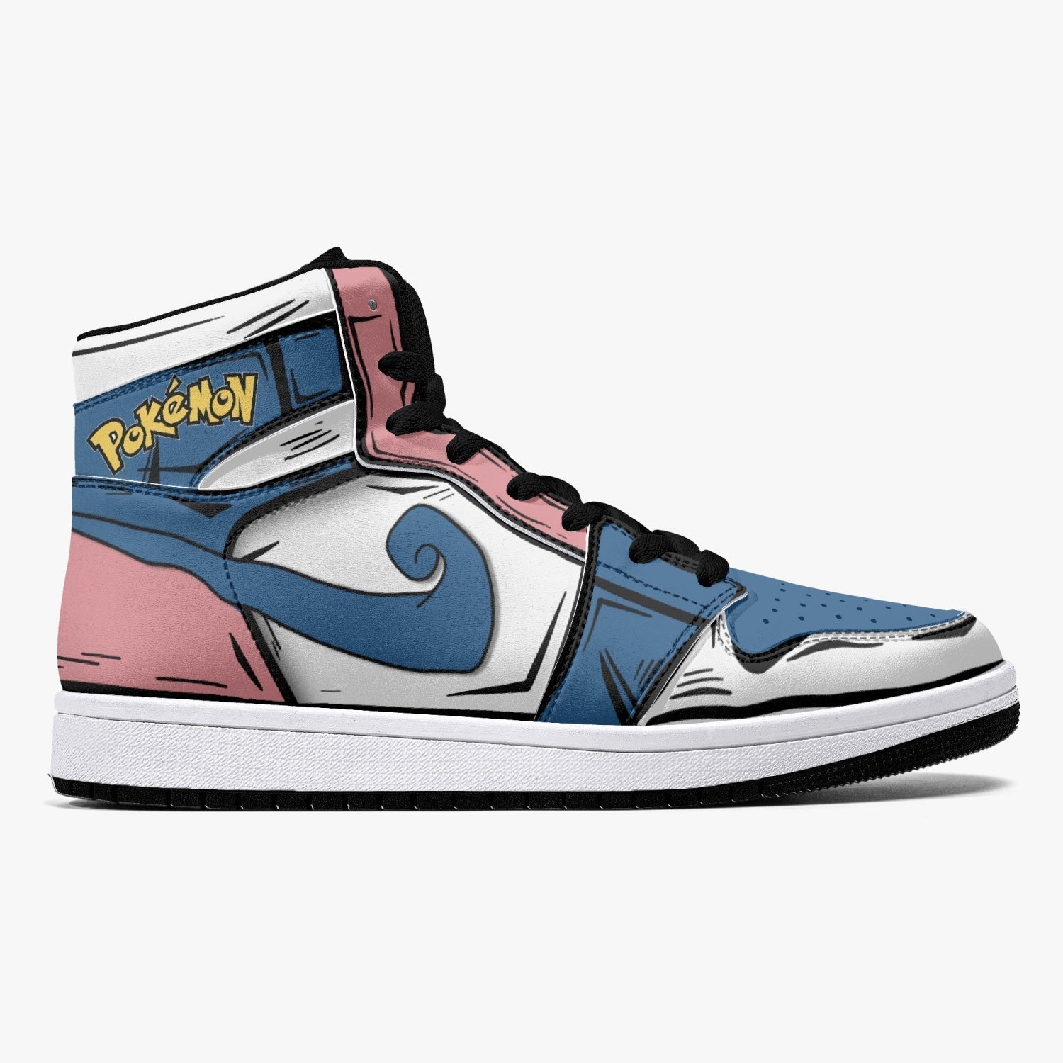 Mr. Mime Pokemon Mid 1 Basketball Shoes