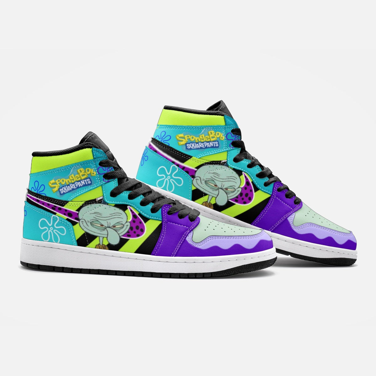 Mr. Squidward Q Tentacles SpongeBob V2 Mid 1" Basketball Shoes