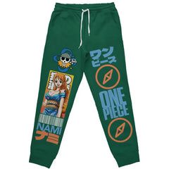 Nami One Piece" Streetwear Sweatpants