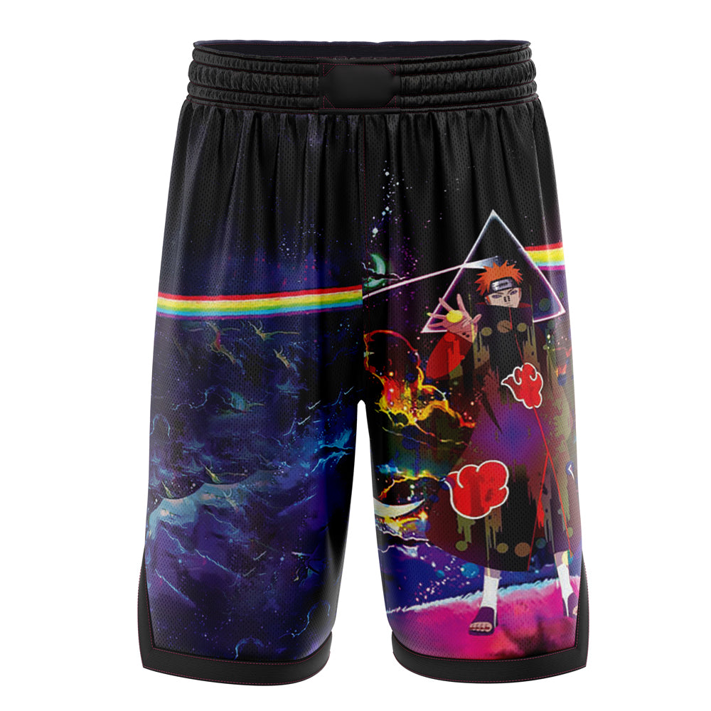 Naruto Akatsuki Astral Led Pain Basketball Shorts