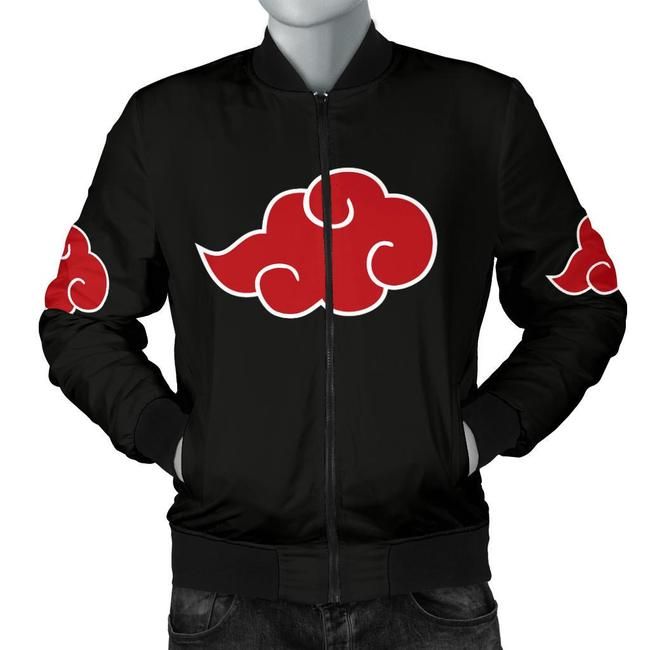 Naruto Akatsuki Fleece Bomber Jacket