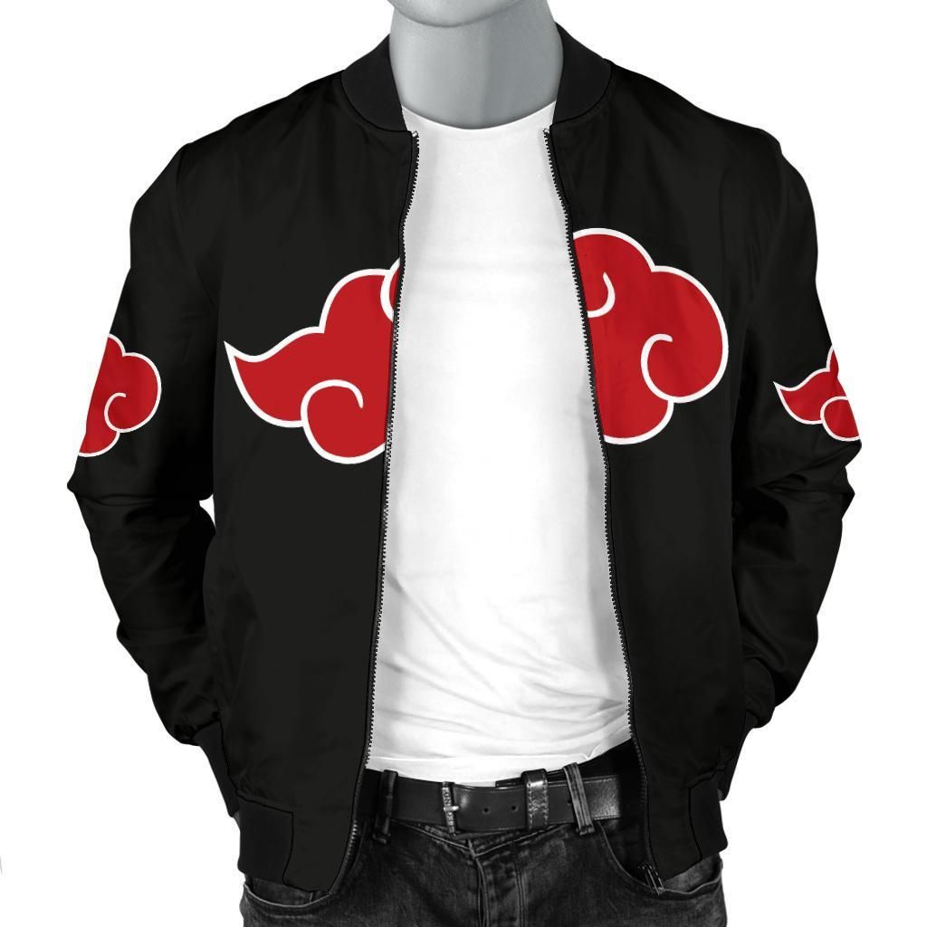 Naruto Akatsuki Fleece Bomber Jacket