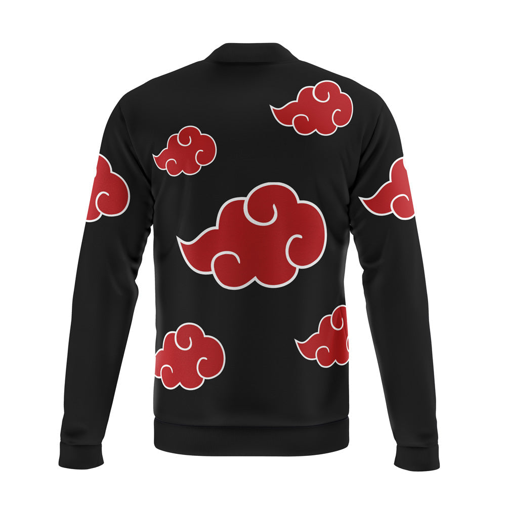 Naruto Akatsuki Fleece Bomber Jacket