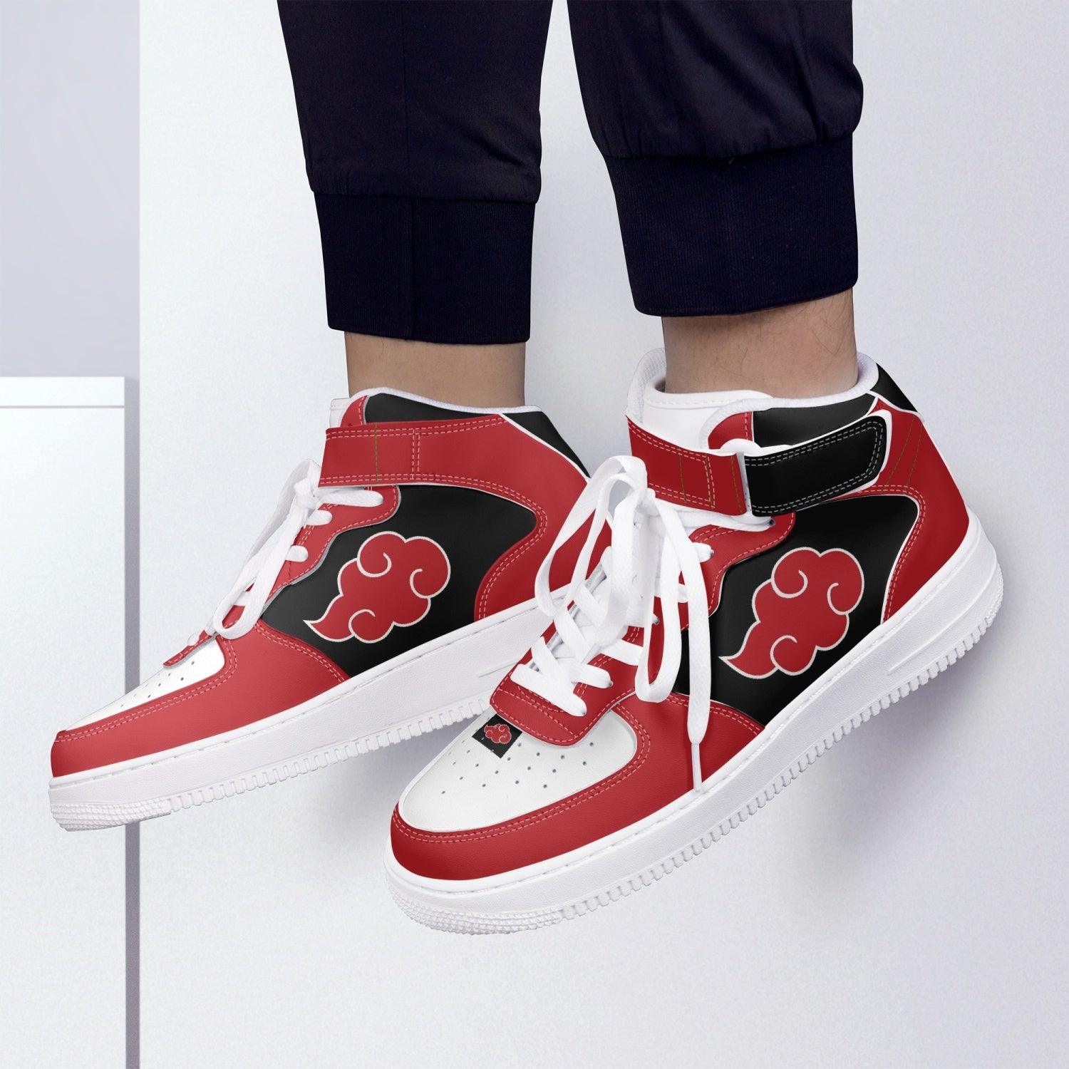 Naruto Akatsuki Force 1 High Shoes