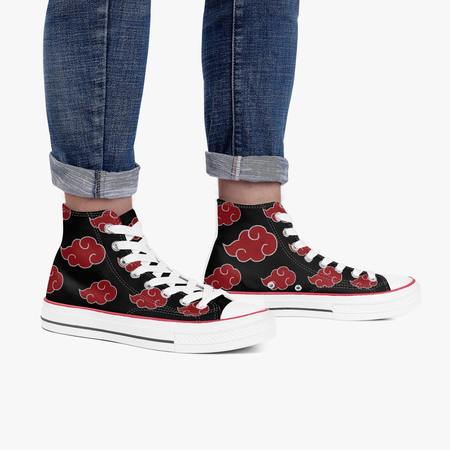 Naruto Akatsuki Premium High Top Canvas Shoes