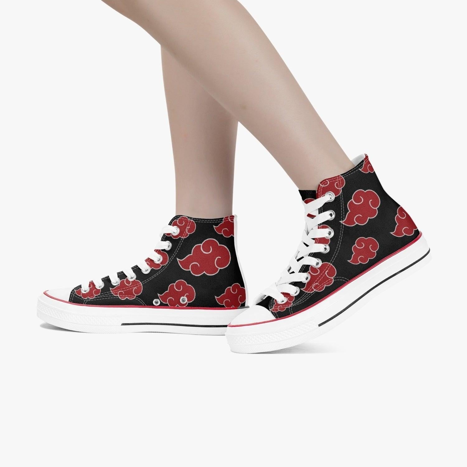 Naruto Akatsuki Premium High Top Canvas Shoes