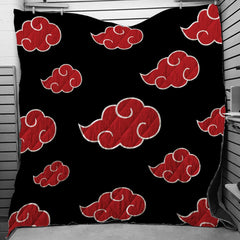 Naruto Akatsuki Quilt Blanket