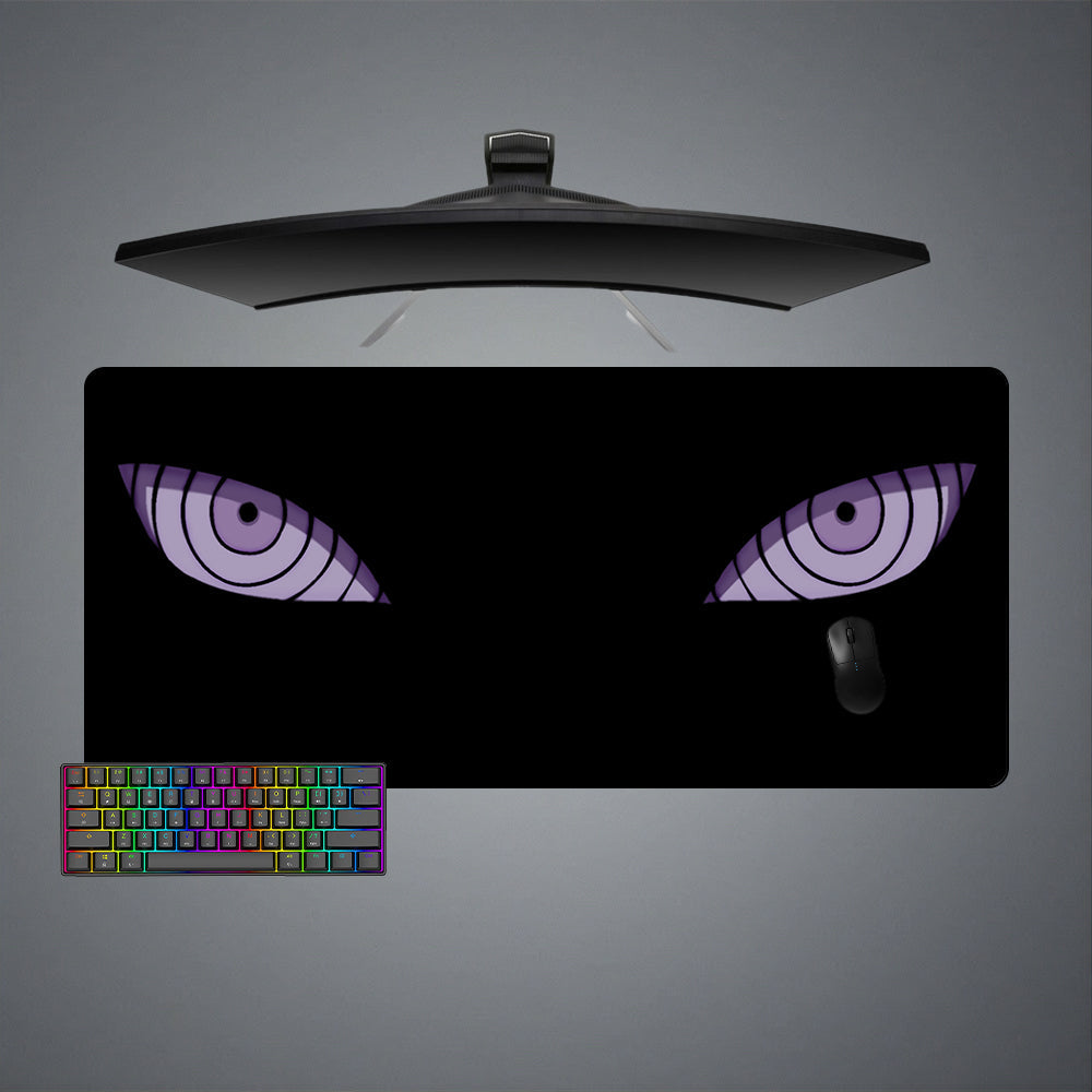 Naruto Rinnegan Eyes Design M-XXL Size Gaming Mouse Pad Computer Desk Mat