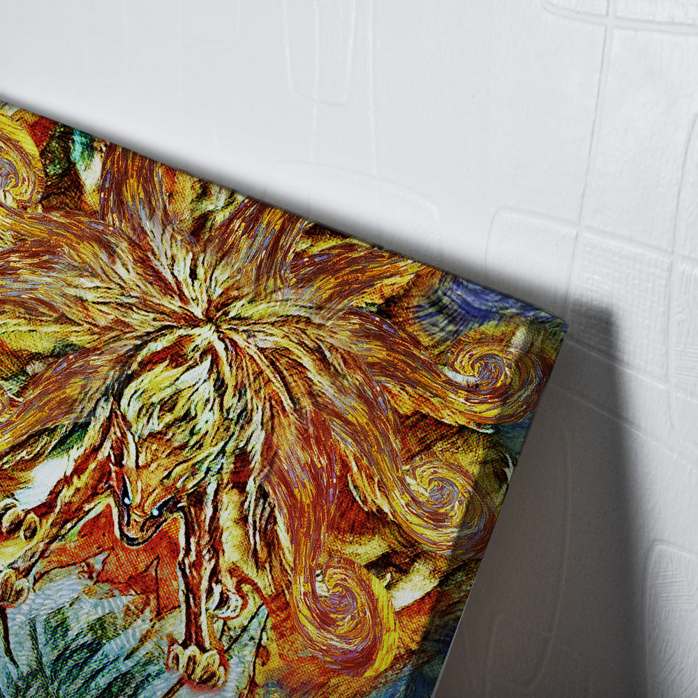 Naruto Starry Ninetails Canvas Print Wall Art