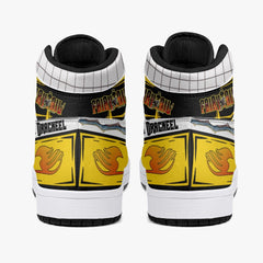 Natsu Dragneel Fairy Tail Mid 1 Basketball Shoes for Kids