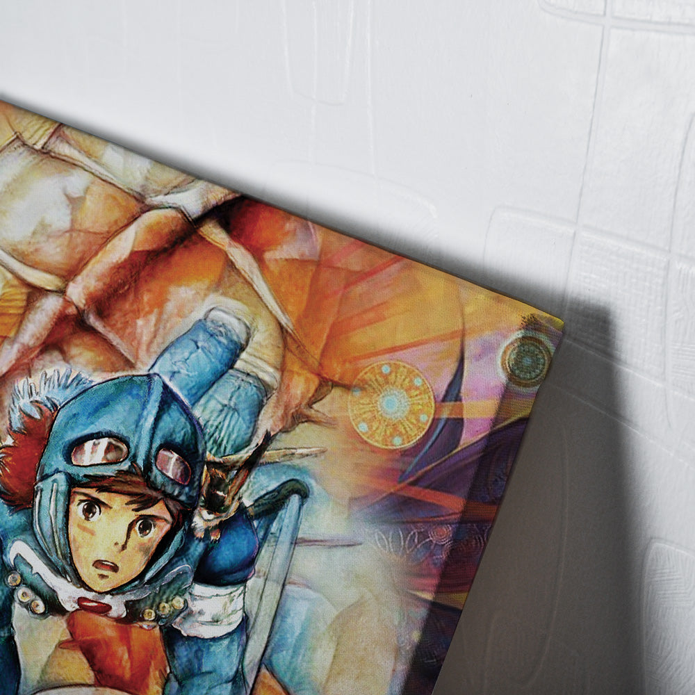Nausicaa of the Valley of the Wind Studio Ghibli Canvas Print Wall Art