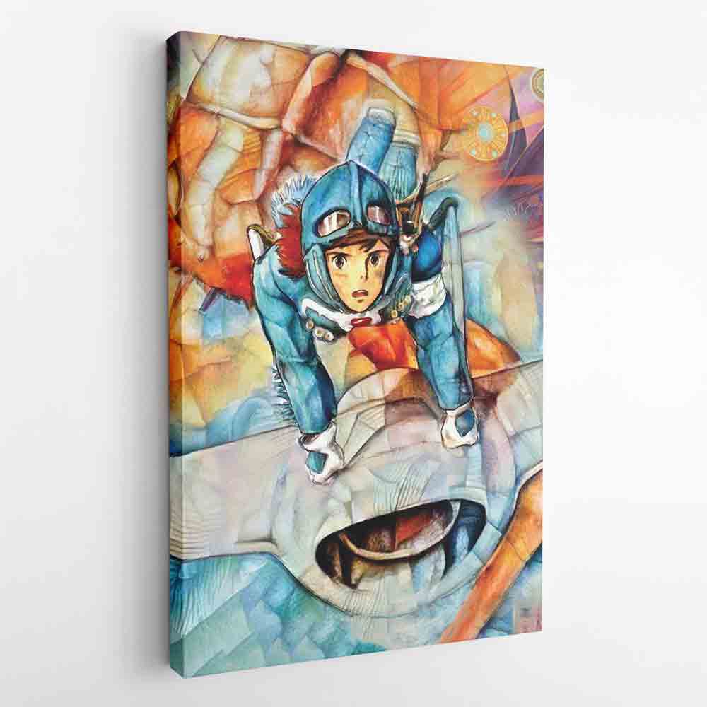 Nausicaa of the Valley of the Wind Studio Ghibli Canvas Print Wall Art