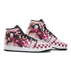 Nezuko Demon Slayer Mid 1 Basketball Shoes