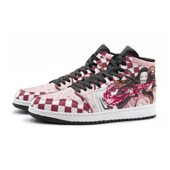 Nezuko Demon Slayer Mid 1 Basketball Shoes