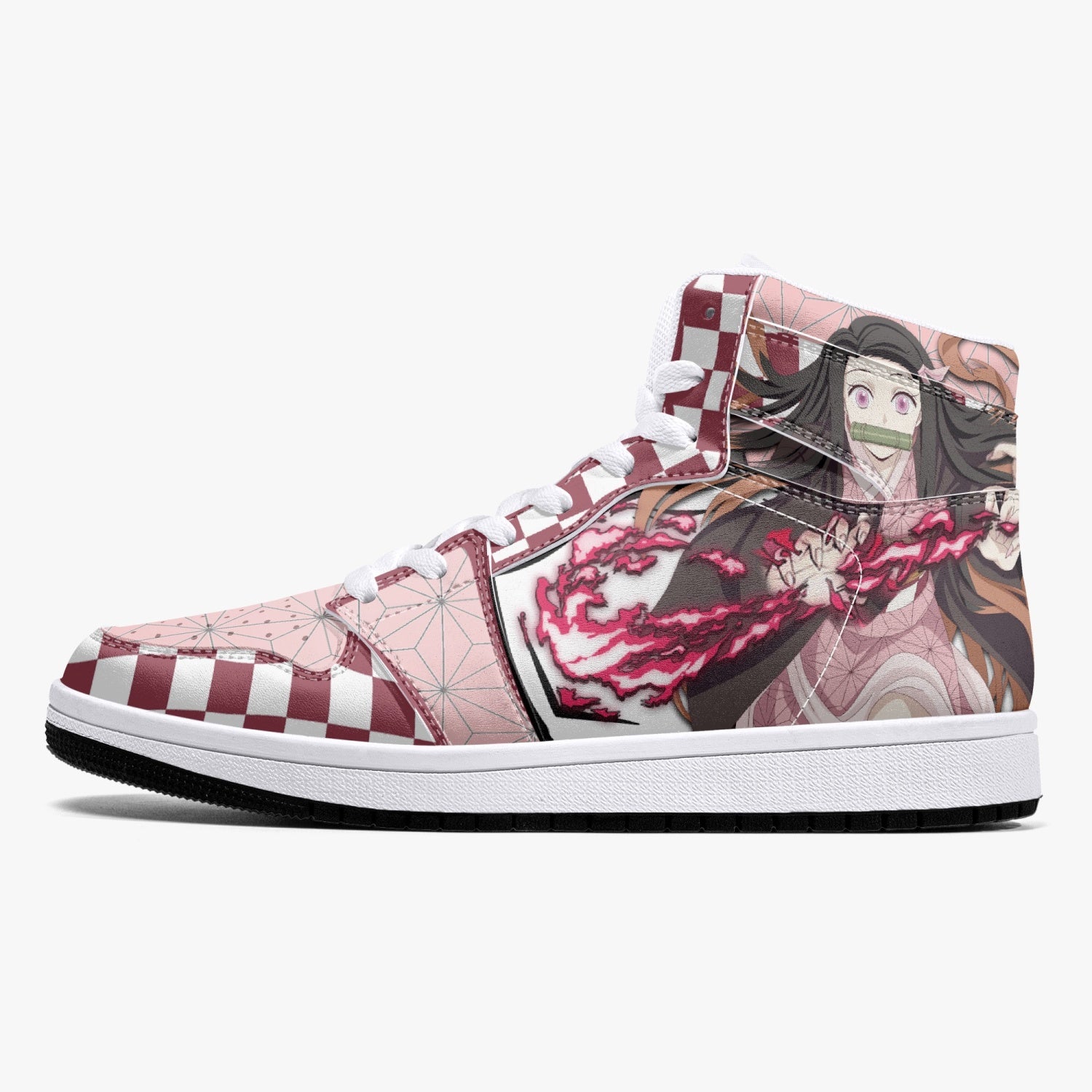 Nezuko Kamado Demon Slayer V3 Mid 1 Basketball Shoes