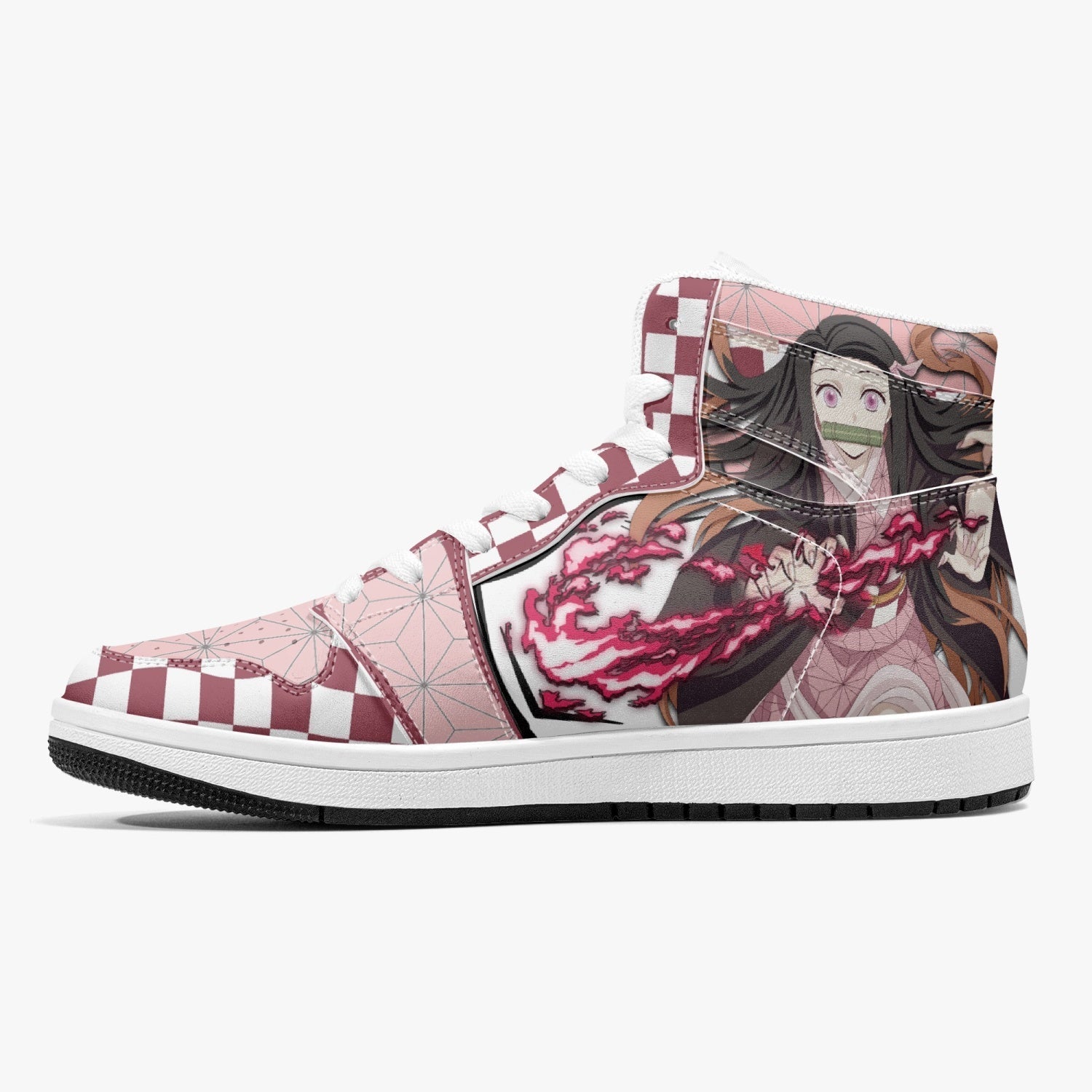 Nezuko Kamado Demon Slayer V3 Mid 1 Basketball Shoes