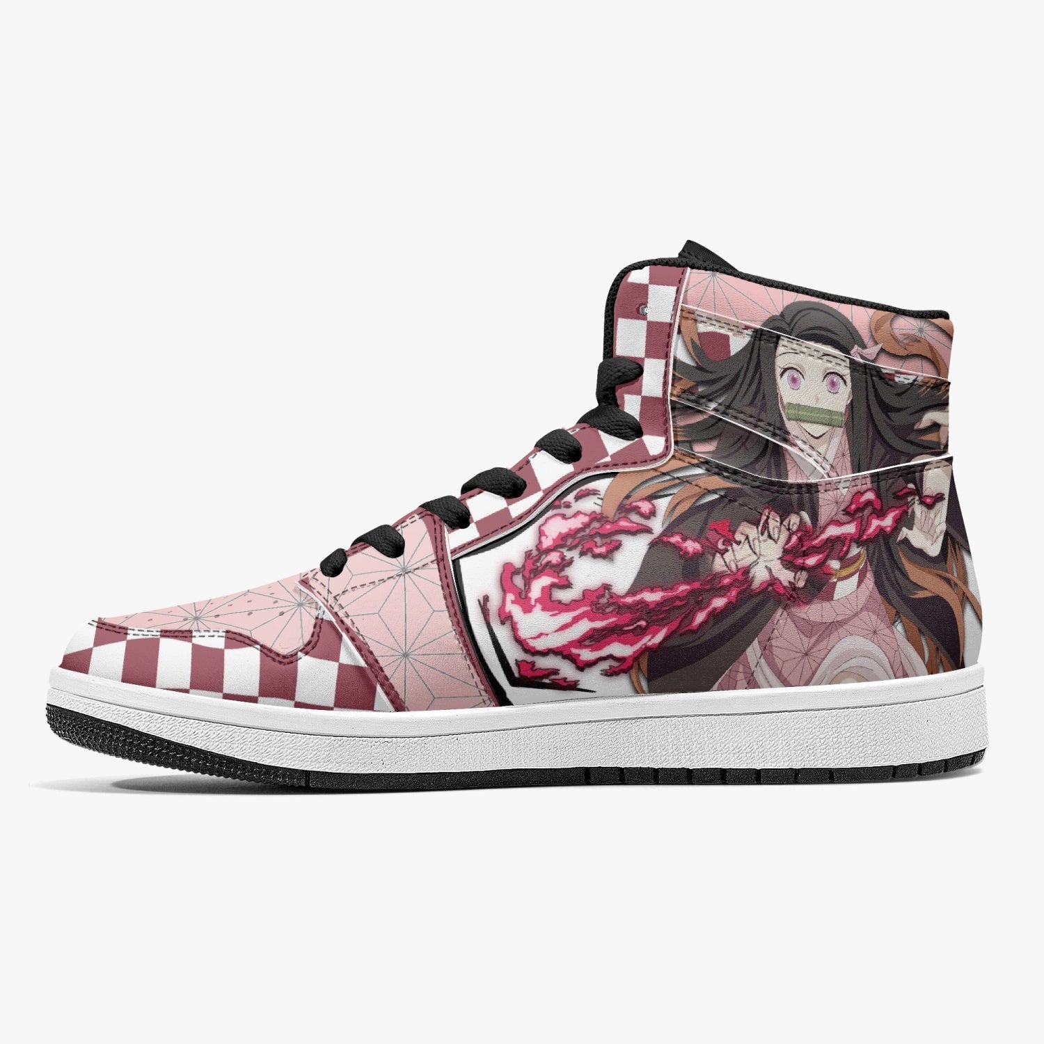 Nezuko Kamado Demon Slayer V3 Mid 1 Basketball Shoes