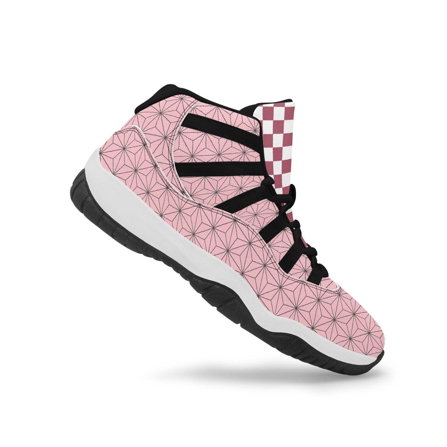 Nezuko Kamado Demon Slayer Mid 11 Basketball Shoes