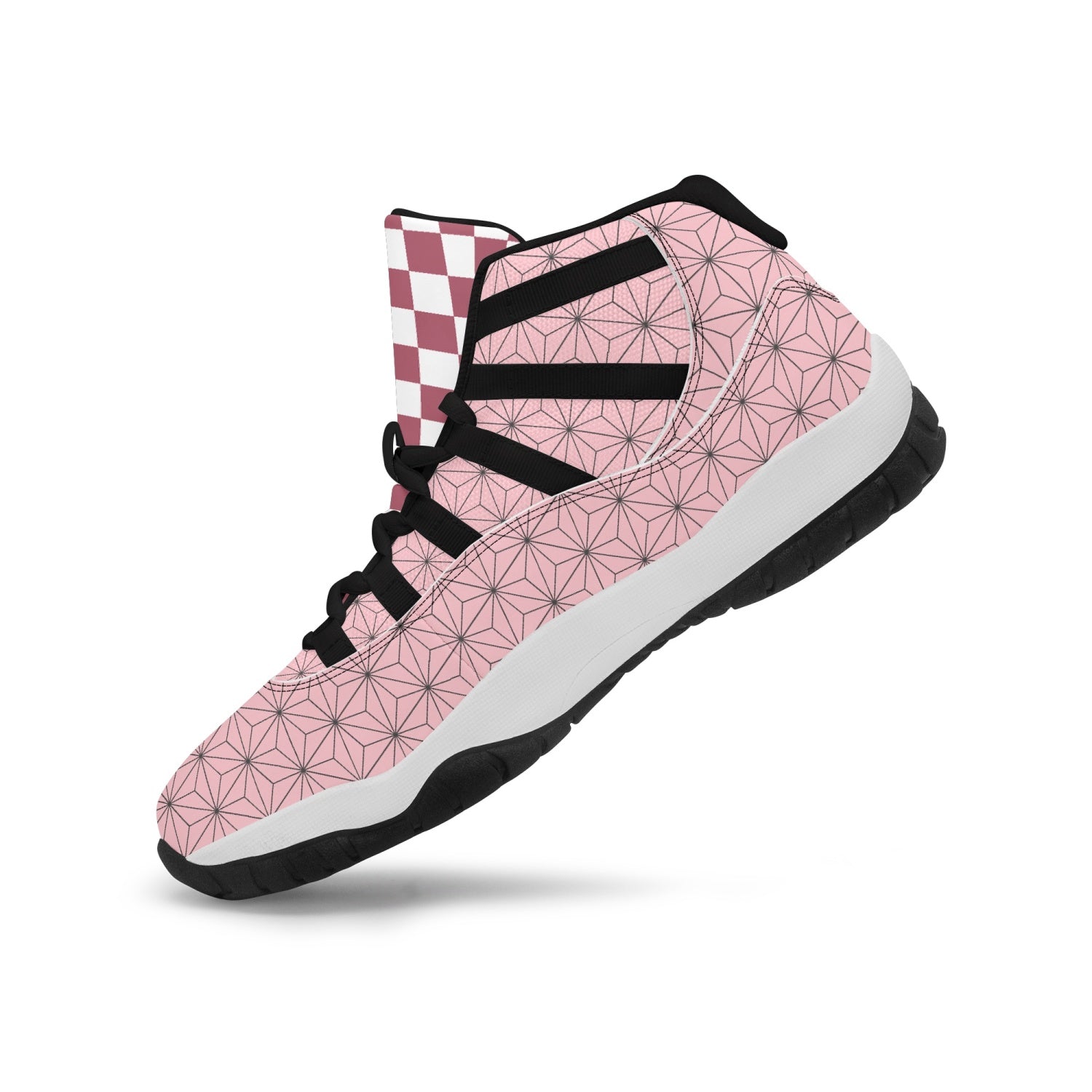 Nezuko Kamado Demon Slayer Mid 11 Basketball Shoes