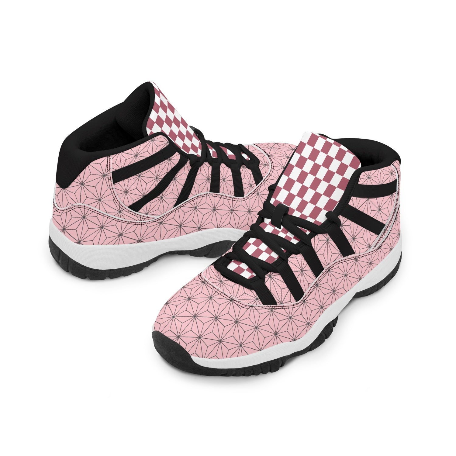 Nezuko Kamado Demon Slayer Mid 11 Basketball Shoes