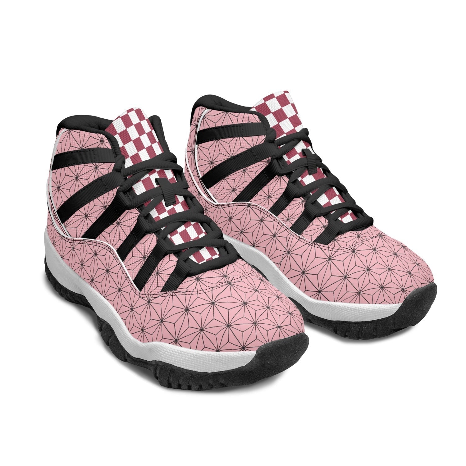 Nezuko Kamado Demon Slayer Mid 11 Basketball Shoes