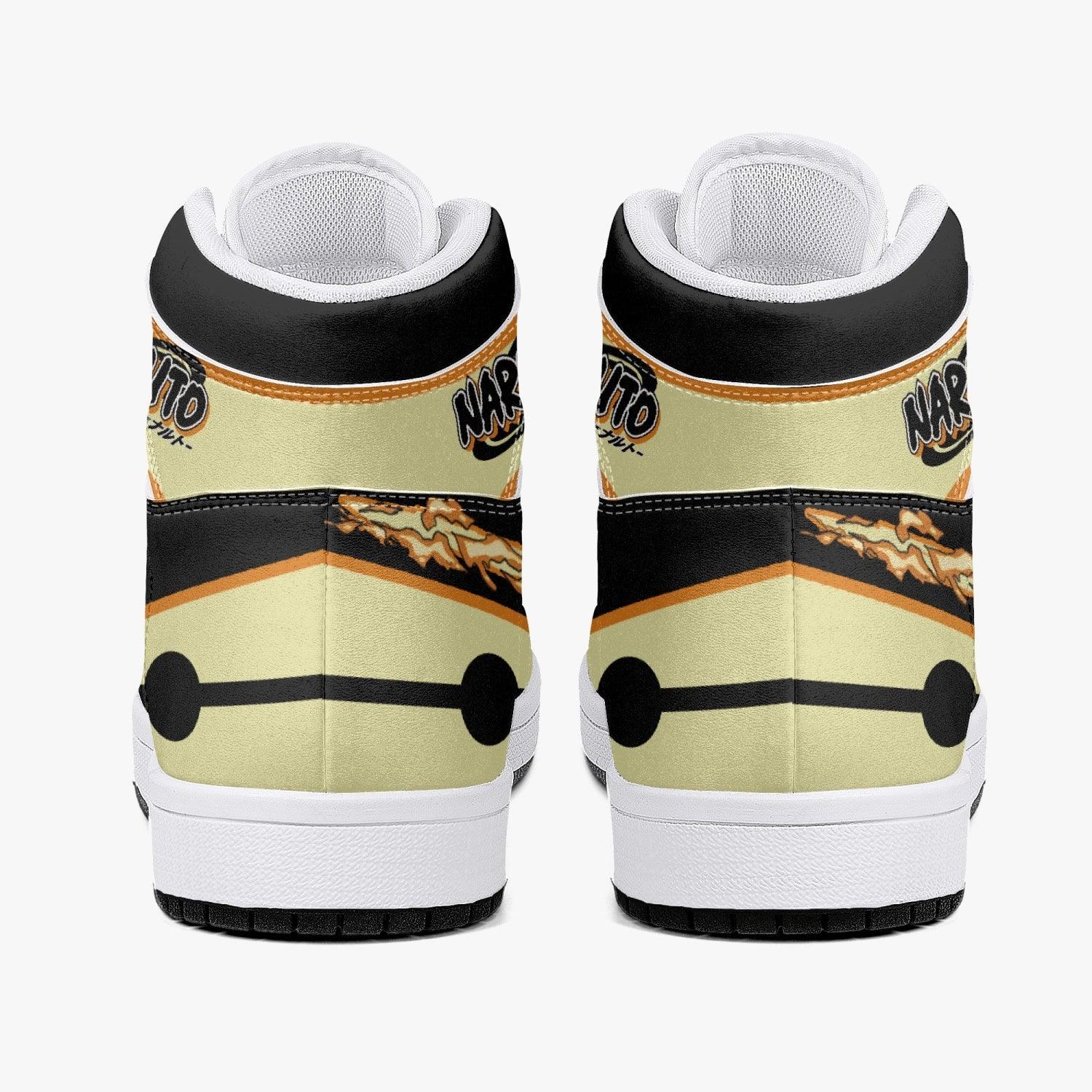 Nine-Tails Chakra mode Ninja Shippuden Mid 1 Basketball Shoes