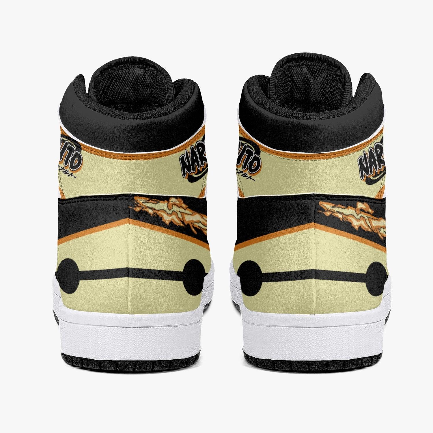 Nine-Tails Chakra mode Ninja Shippuden Mid 1 Basketball Shoes