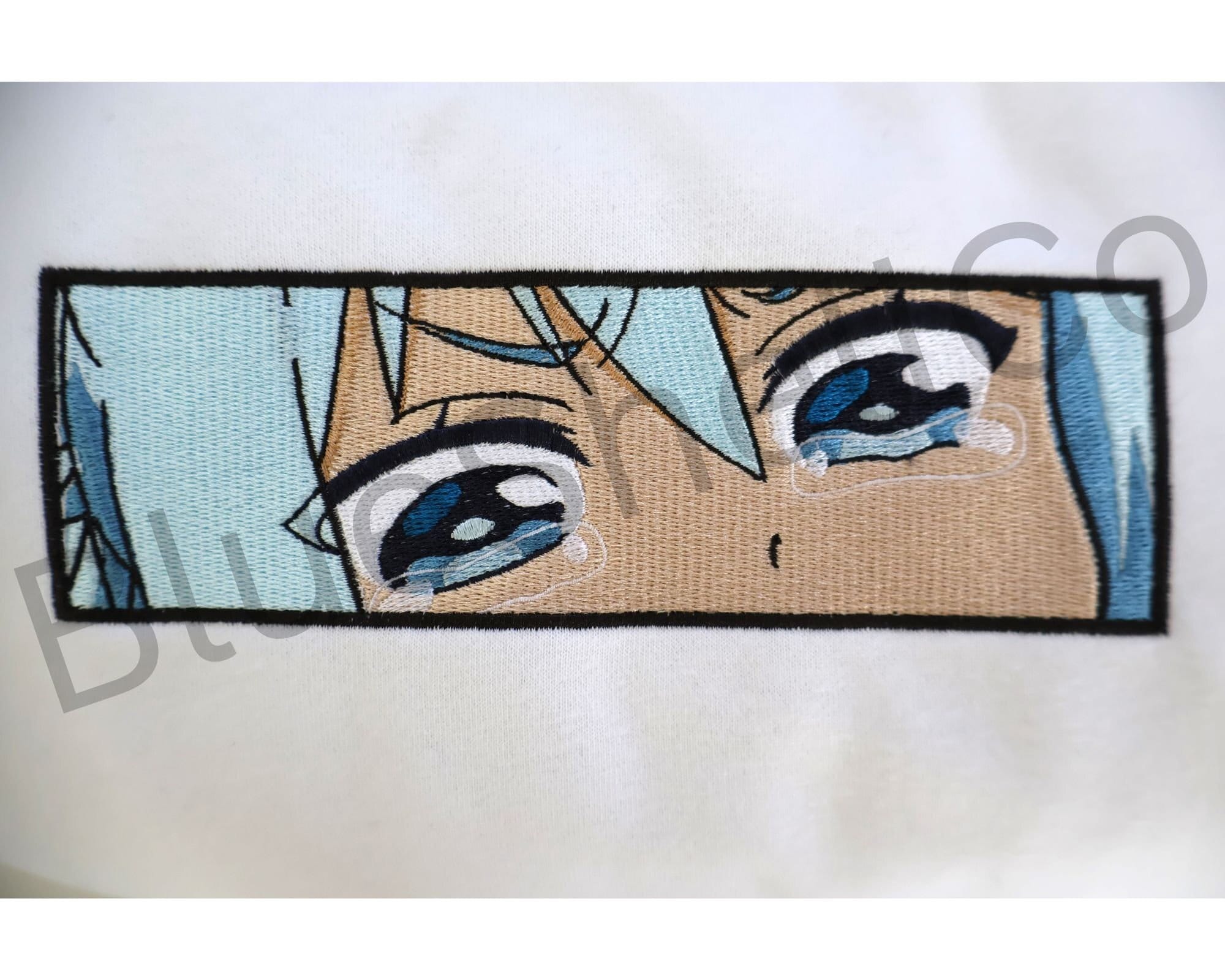 Anime Embroidered Hoodie | Anime | Cute Apparel | Anime Girl Crying | Cute Goddess Anime | Aqua