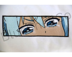 Anime Embroidered Hoodie | Anime | Cute Apparel | Anime Girl Crying | Cute Goddess Anime | Aqua