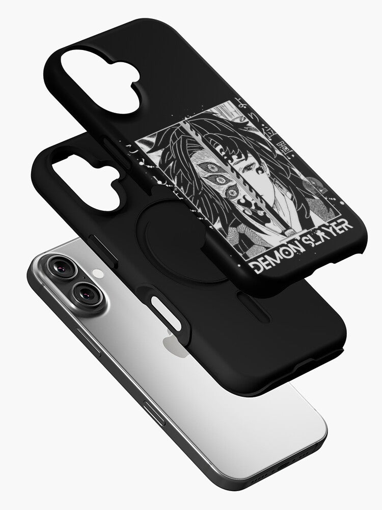 Nysekai "Kokushibo Split Face" Demon Slayer iPhone 11 - 16 Phone Case - Nysekai