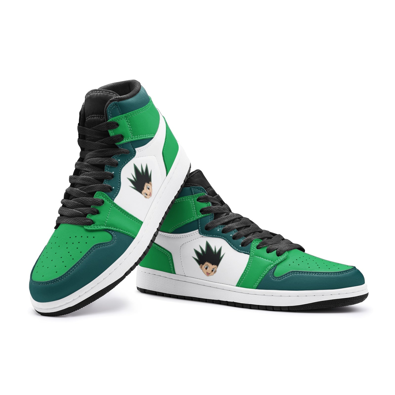 Power Punch Gon Hunter x Hunter Mid 1 Basketball Shoes