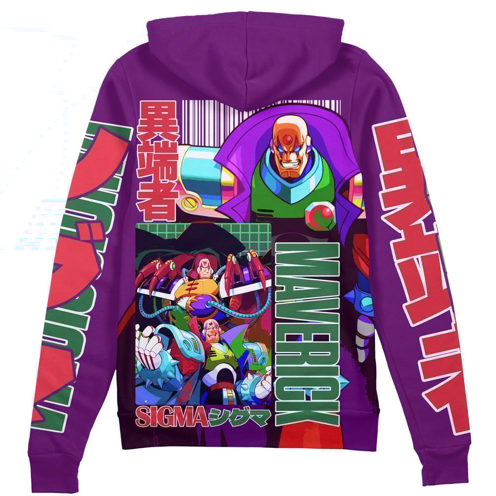 Sigma Mega Man Streetwear Zip Hoodie Jacket