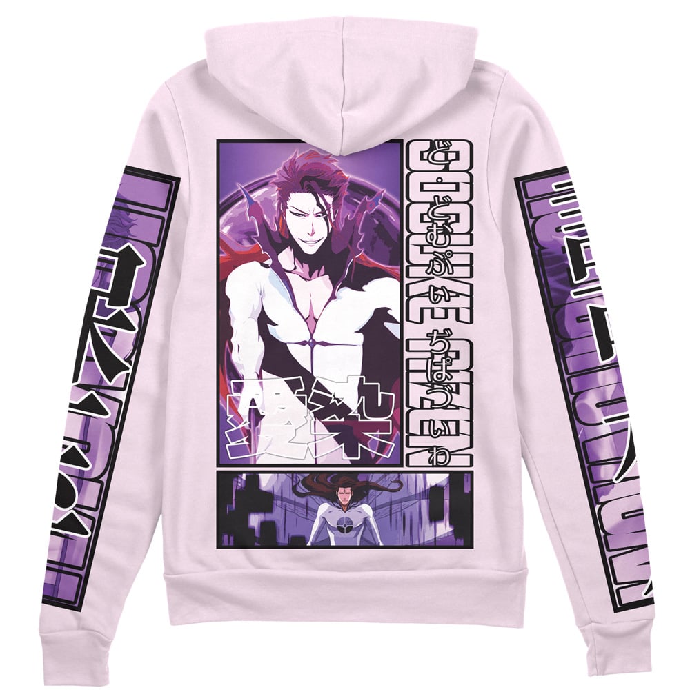 Sosuke Aizen Bleach" Streetwear Zip Hoodie Jacket