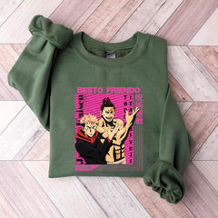 Nysekai "Besto Friendo Itadori x Todo" Jujutsu Kaisen Unisex Sweatshirt V1