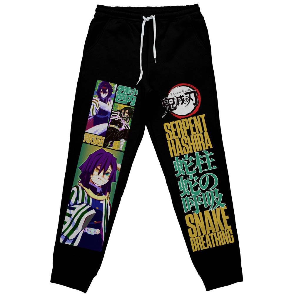 Obanai Iguro V2 Demon Slayer Streetwear Sweatpants