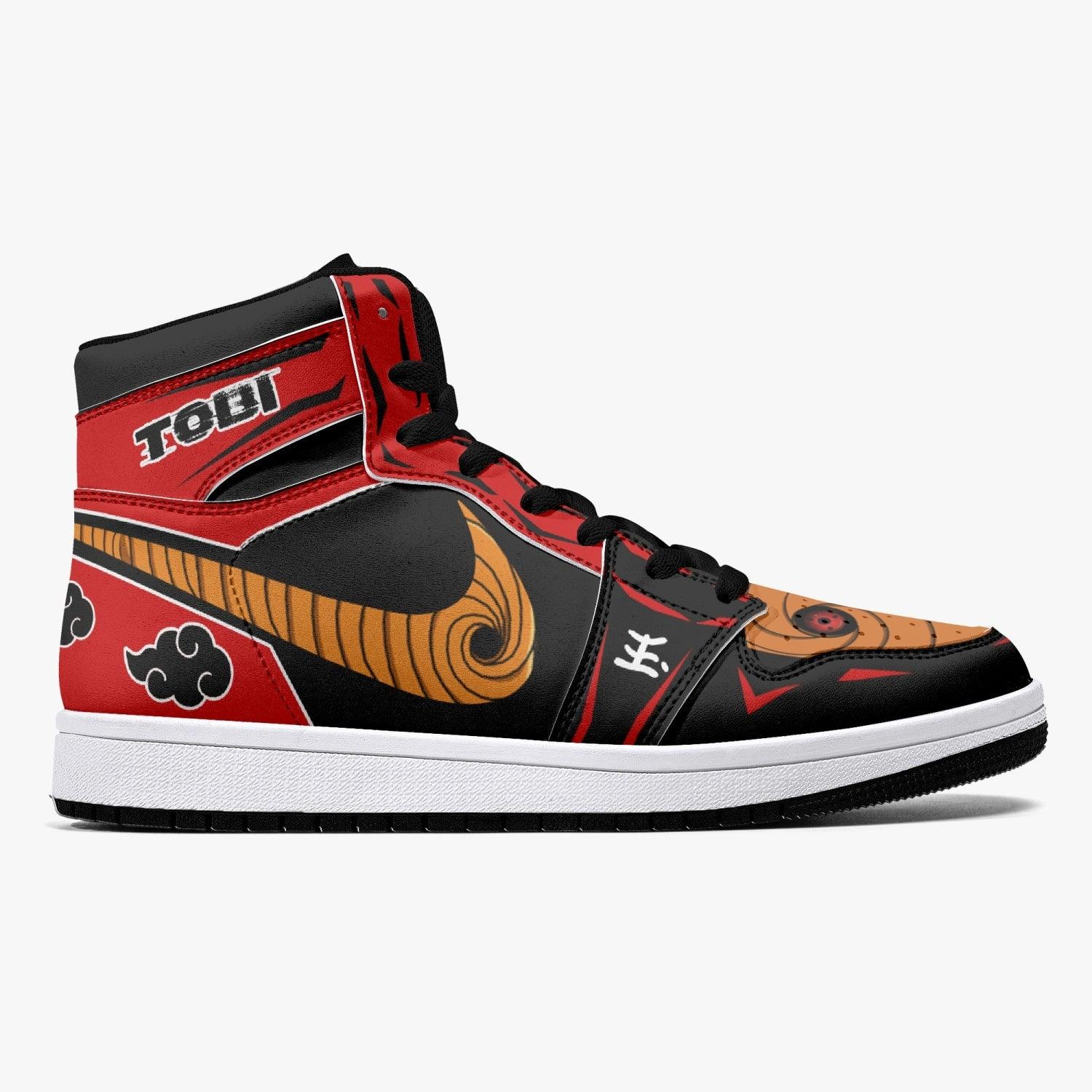 Obito Tobi Clan Red Cloud Ninja Mid 1 Basketball Shoes