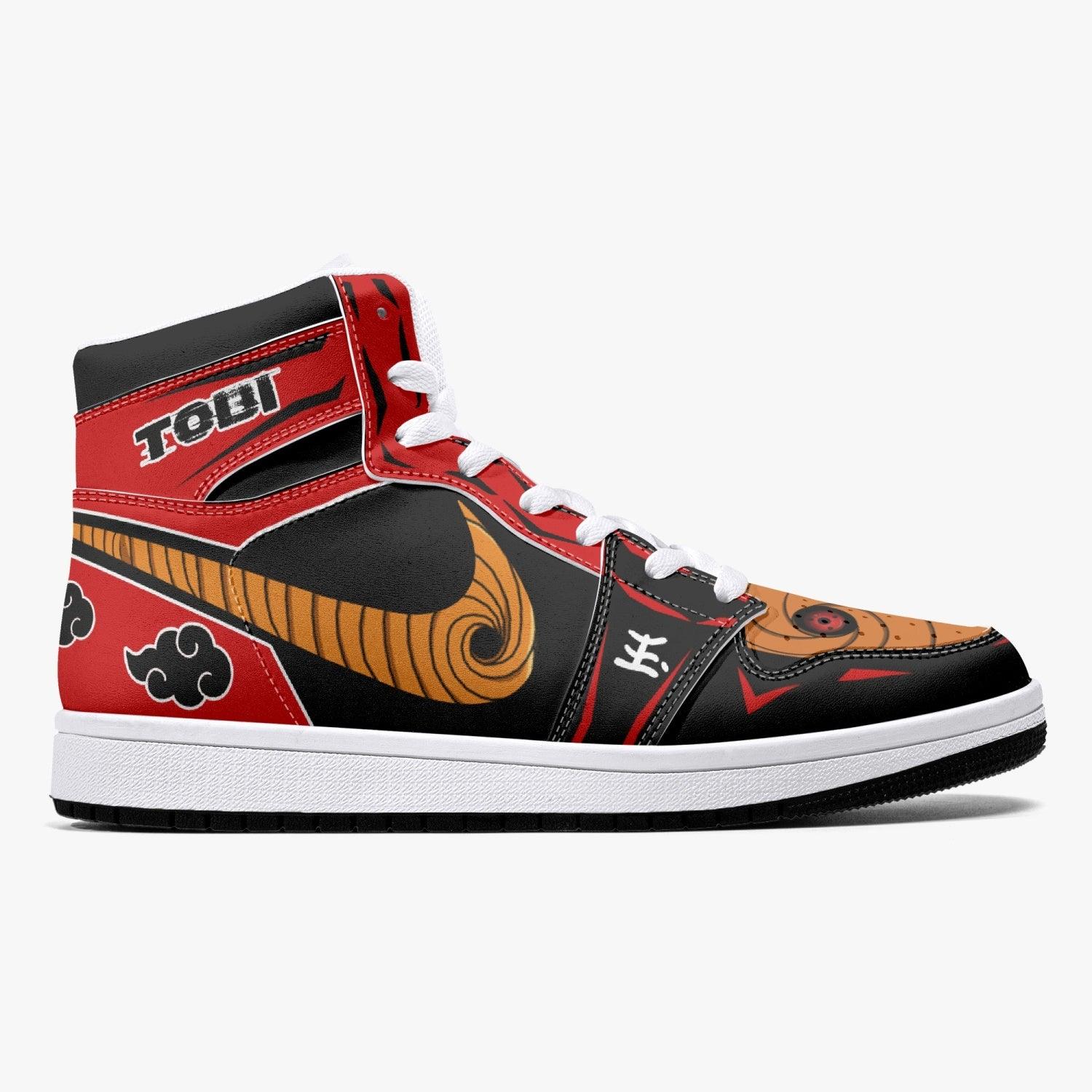 Obito Tobi Clan Red Cloud Ninja Mid 1 Basketball Shoes