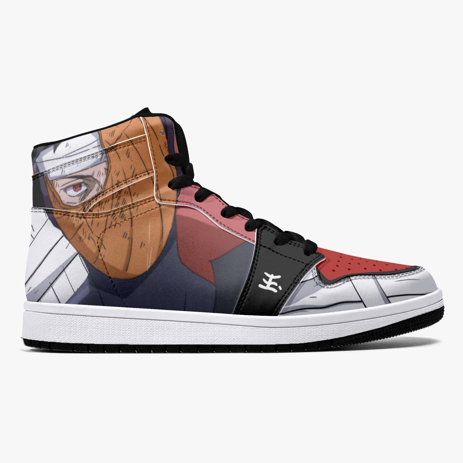 Obito Tobi Clan Reveal Ninja Mid 1 Basketball Shoes